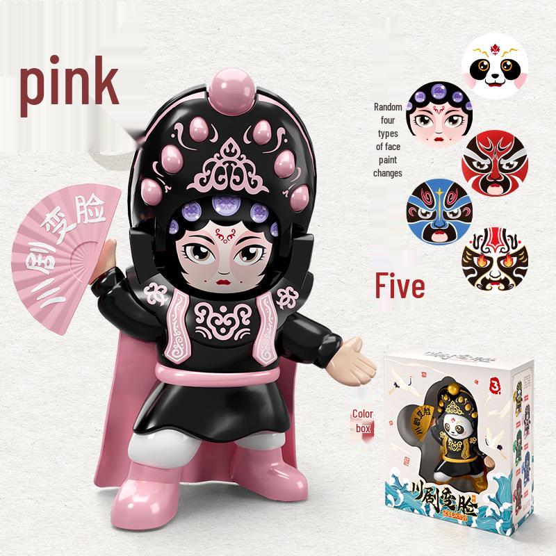 Sichuan Opera Panda Face-Changing Plush Toy Souvenir