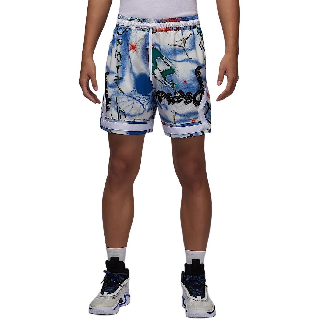 

Jordan Sport Dri-FIT Diamond Fashion Comfortable Soft Skin-Friendly Quick-Dry Casual Shorts Men shorts White Black HF9942-100 3XL