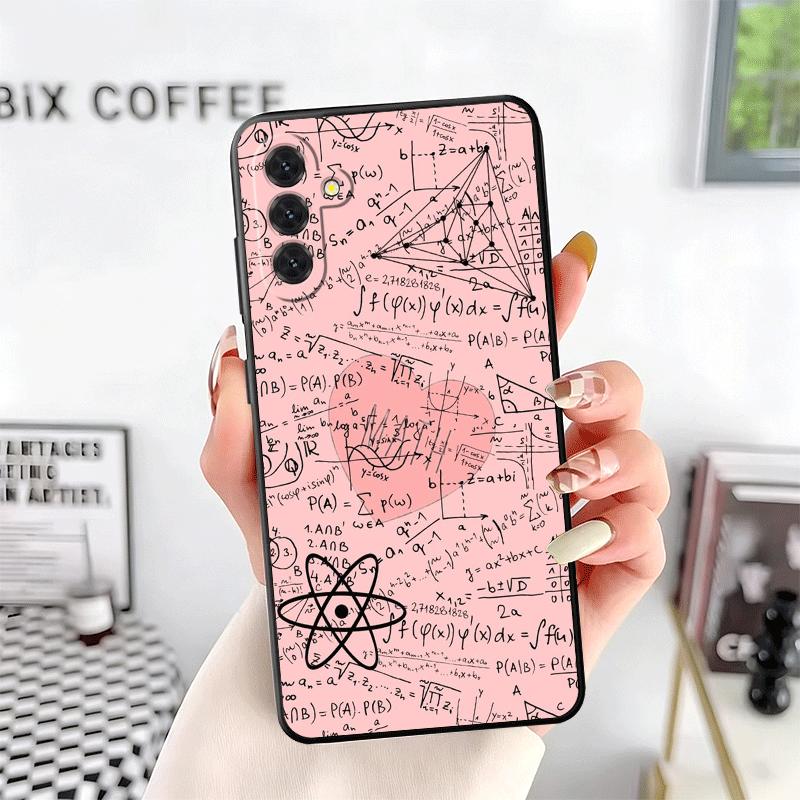 Physics Chemical Mathematics Soft Phone Case for Samsung A17 A37 A57 A16 A26 A36 A56 A15 A25 A35 A55 A14 A24 A34 A54 A13 A23 A33