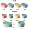 Round Shape Sealed Waterproof Multifunctional Travel Soap Box Soap Dish Soap Saver Soap Container
