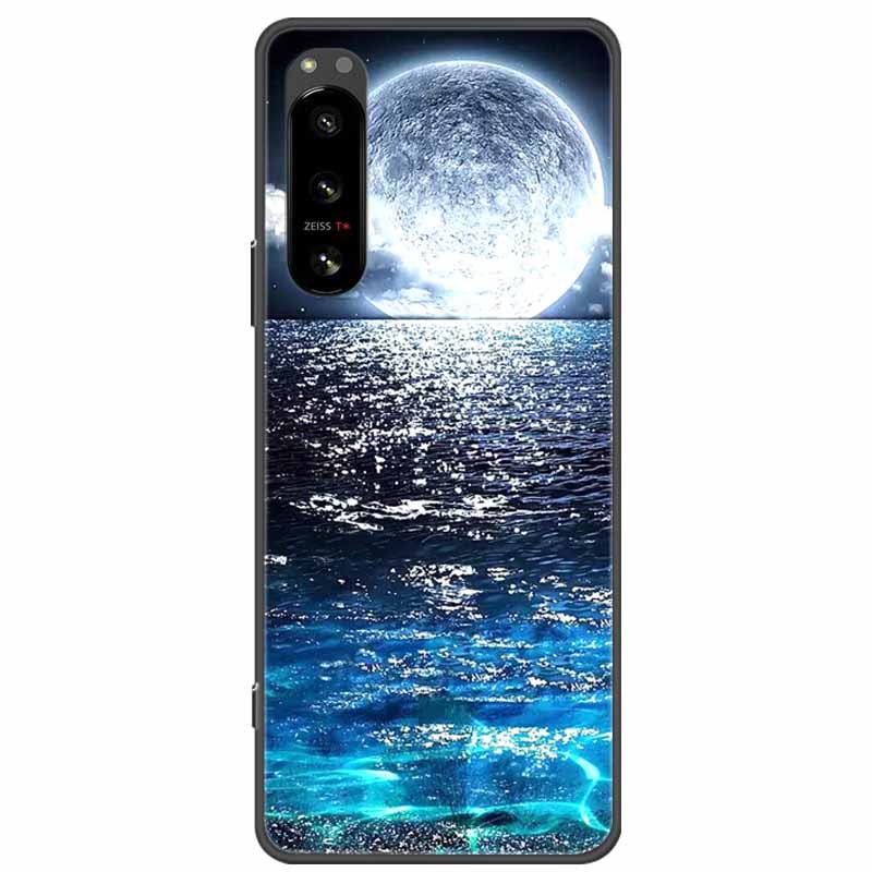 Pro Sony Xperia 5 / 5 II / 5 III Pouzdro TPU Měkký Silikon Nárazuvzdorná Pouzdra pro Sony Xperia 5 III Kryt Telefonu 5II 5III Vlk Lvi