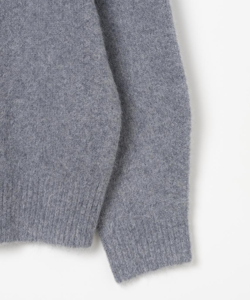 MILLO ARCHIVE Crop Silhouette Knit [Smoke Blue] (Type B)