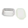 304 Stainless Steel Lunch Box Leakproof Food Storage Containers Square Bento Box 350ml