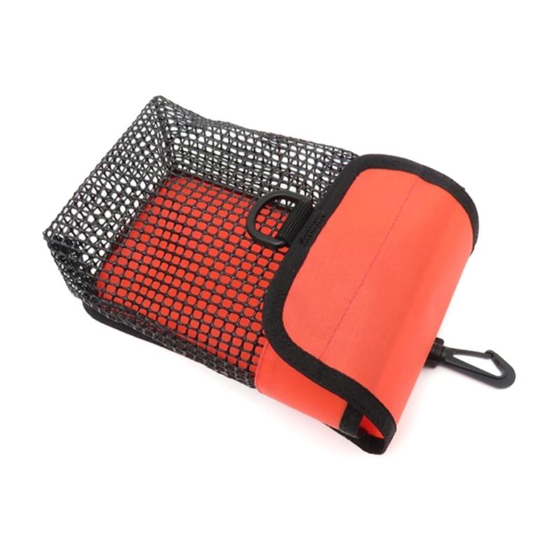 Buoys Mesh Storage Pocket Divings Gear Bag Finger Reel Safe Surface Marker