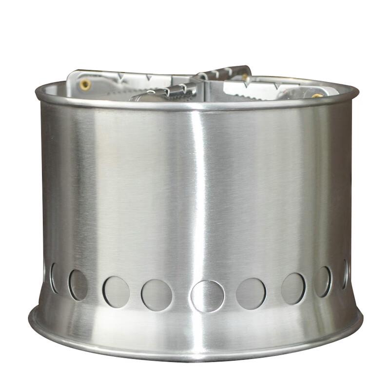 Nufeng Portable Stainless Steel Camping Stove (Wood & Alcohol)