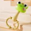 Cartoon Rattle Toy With Rustling Sound Effects ABS Plastic Teething Rattle For Infant Toddler Fine Motor Skill Training