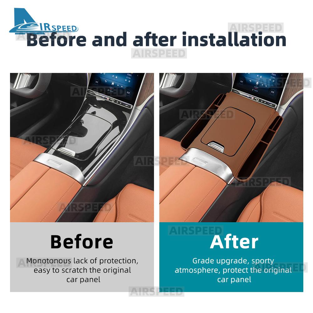 Silicone Car Central Console Storage Box LHD For Mercedes Benz GLC Class X254 GLC260 GLC300 2025 2025 2025 Organizer Accessories