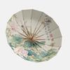 New Antique Three-fold 16-bone Colored Glue Gold Aluminum Alloy Skeleton Umbrella Sunshade Sun Protection Folding Umbrella