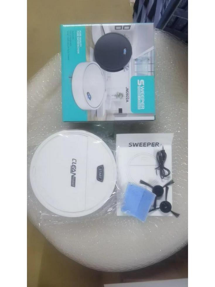 Robot Inteligente de Barrido y Fregado Recargable por USB: Electrodoméstico de Doble Propósito Húmedo y Seco