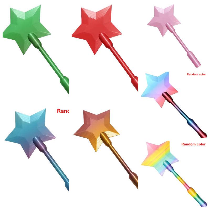 Fashion 3D Printed Pay Stick Wand Tap To Pay Star Magic Wand Holder Credit Card Holder Accessories Pay Props Children'S Day Gift