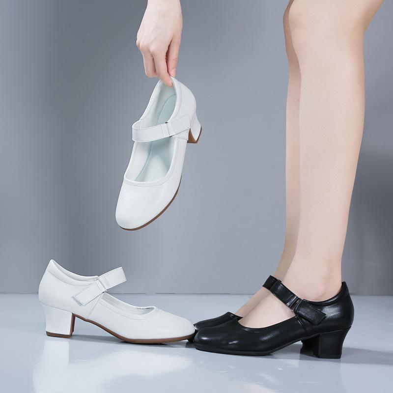 Modern Dance Shoes Dance Shoes That Are Not Tiring Lightweight And Light Square Dance Shoes Women's Leather Shoes