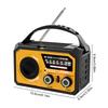 AM/FM/WB NOAA Emergency Weather Radio 16000mAh Bluetooth Speaker Hand Crank/Solar/Type-C Charging Survival Radio LED Flashlight