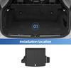Smabee Left Drive for Nio EC7 2023 TPE Car All -Weather Floor Mats Trunk Pad Foot Mat Cargo Liner Waterproof Accessories Black