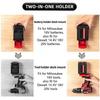 1/2PCS For Dewalt/Milwaukee 18V 20V Drill Tool and Battery Storage Bracket With Screws Wall-Mounted Storage Tool Holder