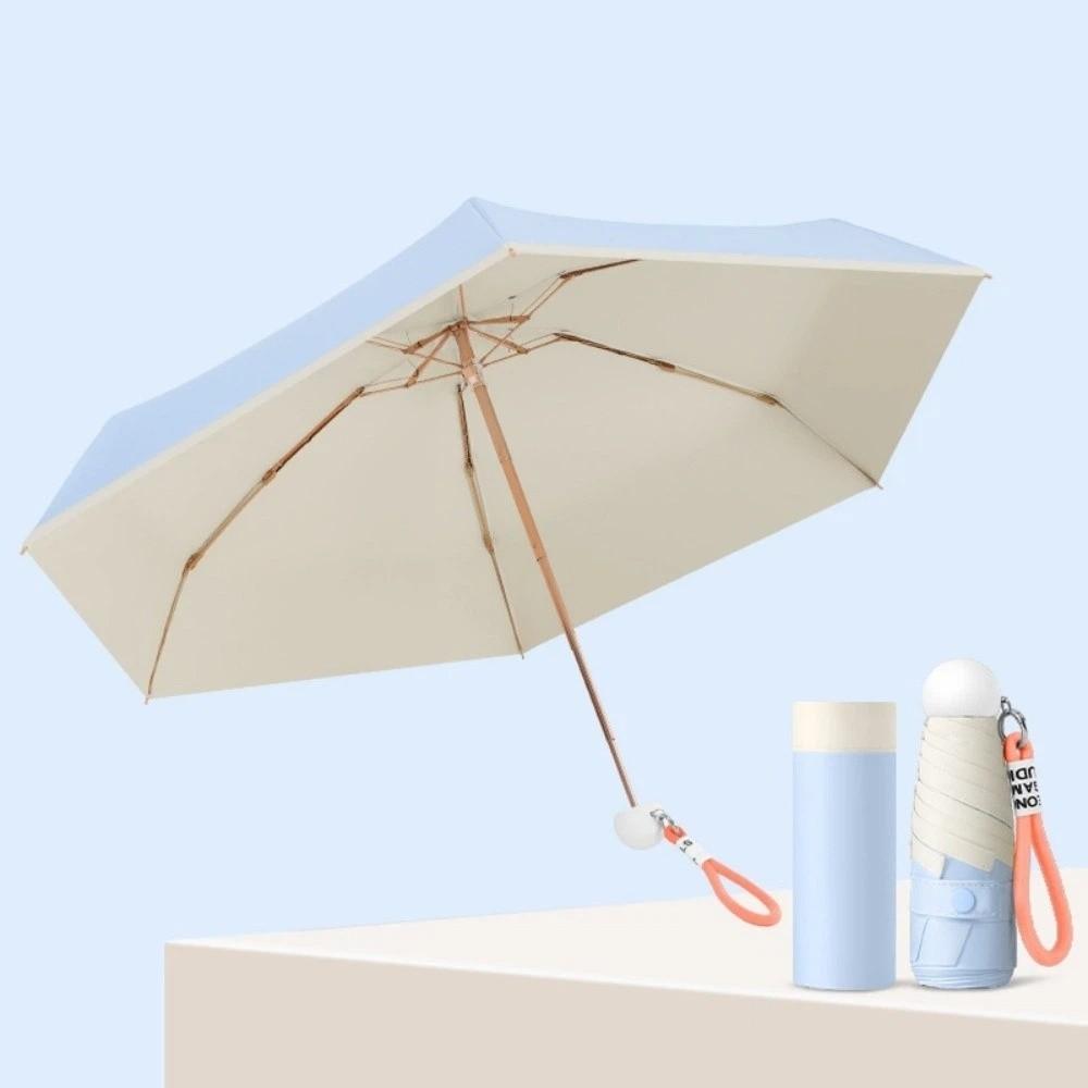 Ultraviolet Protection Pocket Parasol Folding Sun Shade Umbrella Portable Sun Umbrella  Outdoor