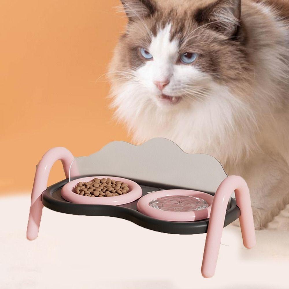 Anti-Tip Pet Elevated Raised Bowls Ceramic Pet Drinking Bowls Pet Feeding Bowl  Feeding