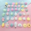 50 STÜCKE Leuchtende Mini Squishy Spielzeug Squishies Kawaii Tiermuster Stressabbau Squeeze Spielzeug für Kinder Geburtstagsgeschenke
