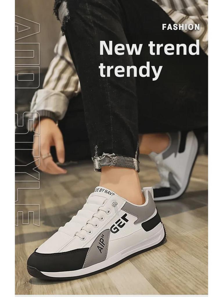 Men's Korean-Style Trendy Thick-Soled Sports Shoes - Fashionable Casual Running Low-Tops