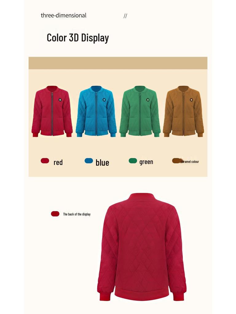 Smart Heated Cotton Jacket with Carbon Fiber for Winter Travel Protection