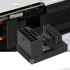 Cablecc 12VHPWR 16Pin Male To Female Power Modular Adapter Down Angle 360 Degree for 4080 5090TI Graphics Card 12+4P PCI-E 5.0 ATX3.0