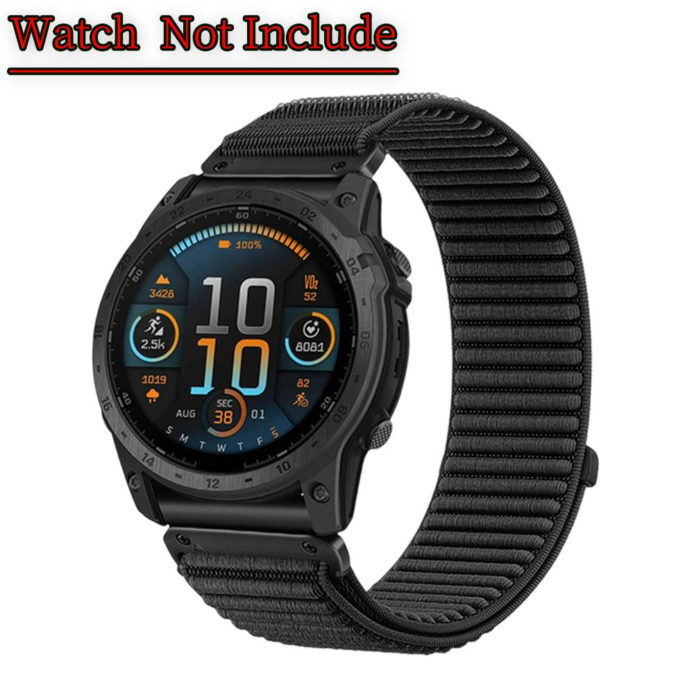 Cinturino in Nylon a Ciclo 20 22 26mm per Garmin Fenix 8 Enduro 3 2 Fenix E Cinturino Quick Fit Accessorio per Orologio Garmin Fenix 7X/6X/5X