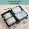 6-8 Piece Travel Storage and Organizer Bag Set for Clothes and Underwear