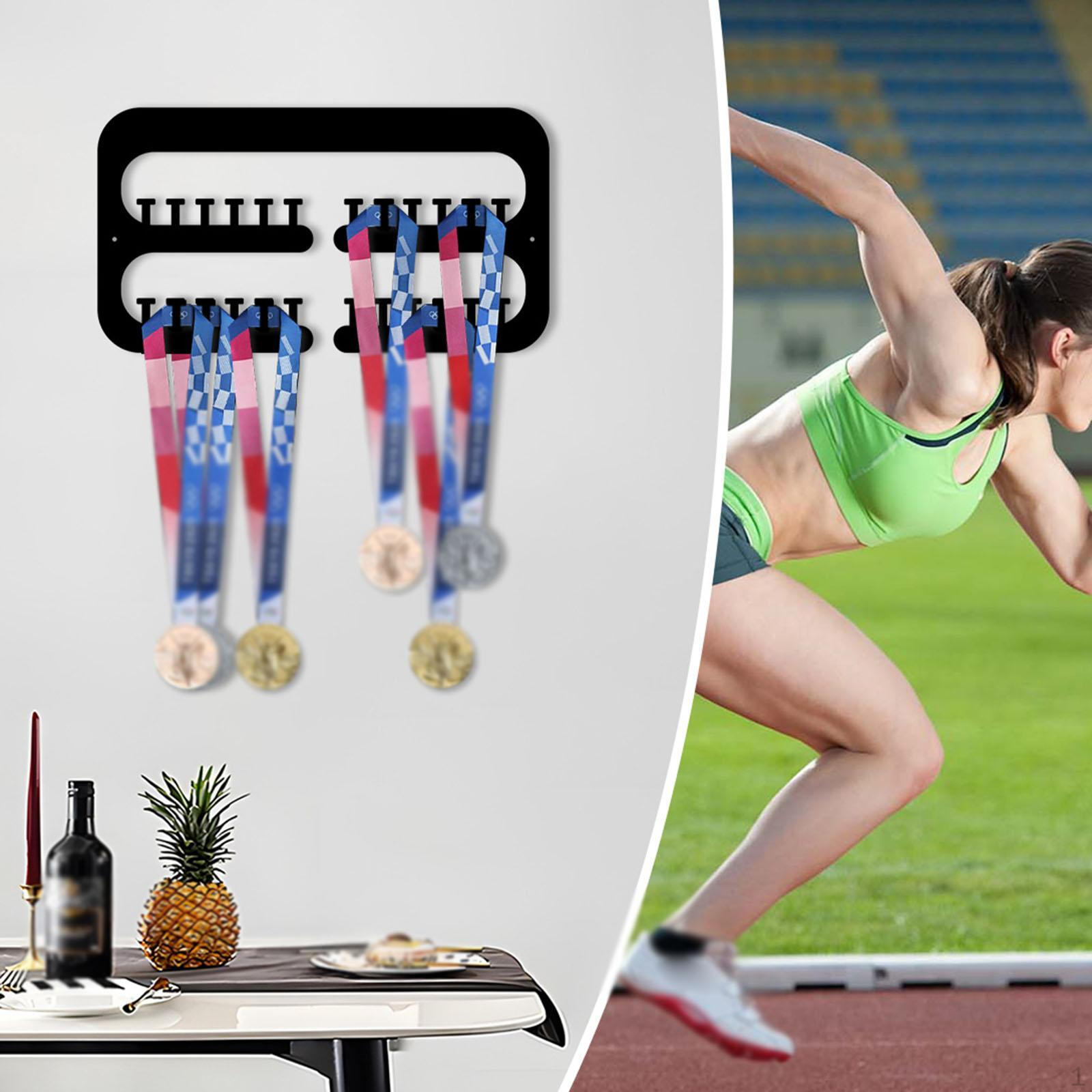

Стойка для медалей для бега, настенный держатель для спортивных наград 40cmx21.64cm