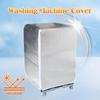 Washing Machine Cover Tin Foil Double-Layer Waterproof Dustproof Sun Protection Dryer Cover Durable Household Protective Cover
