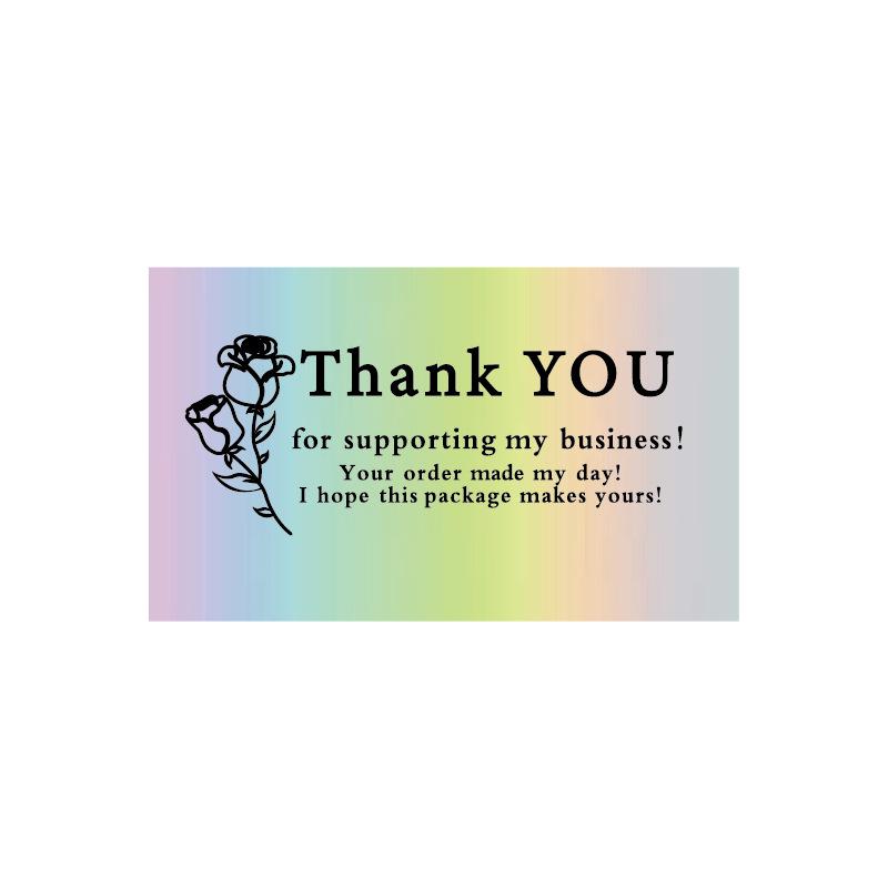 Simple Laser-Engraved Thank You Cards - 30 Pack