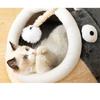 Cozy Winter Cat House Warm Pet Bed Enclosed Cat Shelter Four Seasons Universal Cat Cottage Pet Supplies Dog House