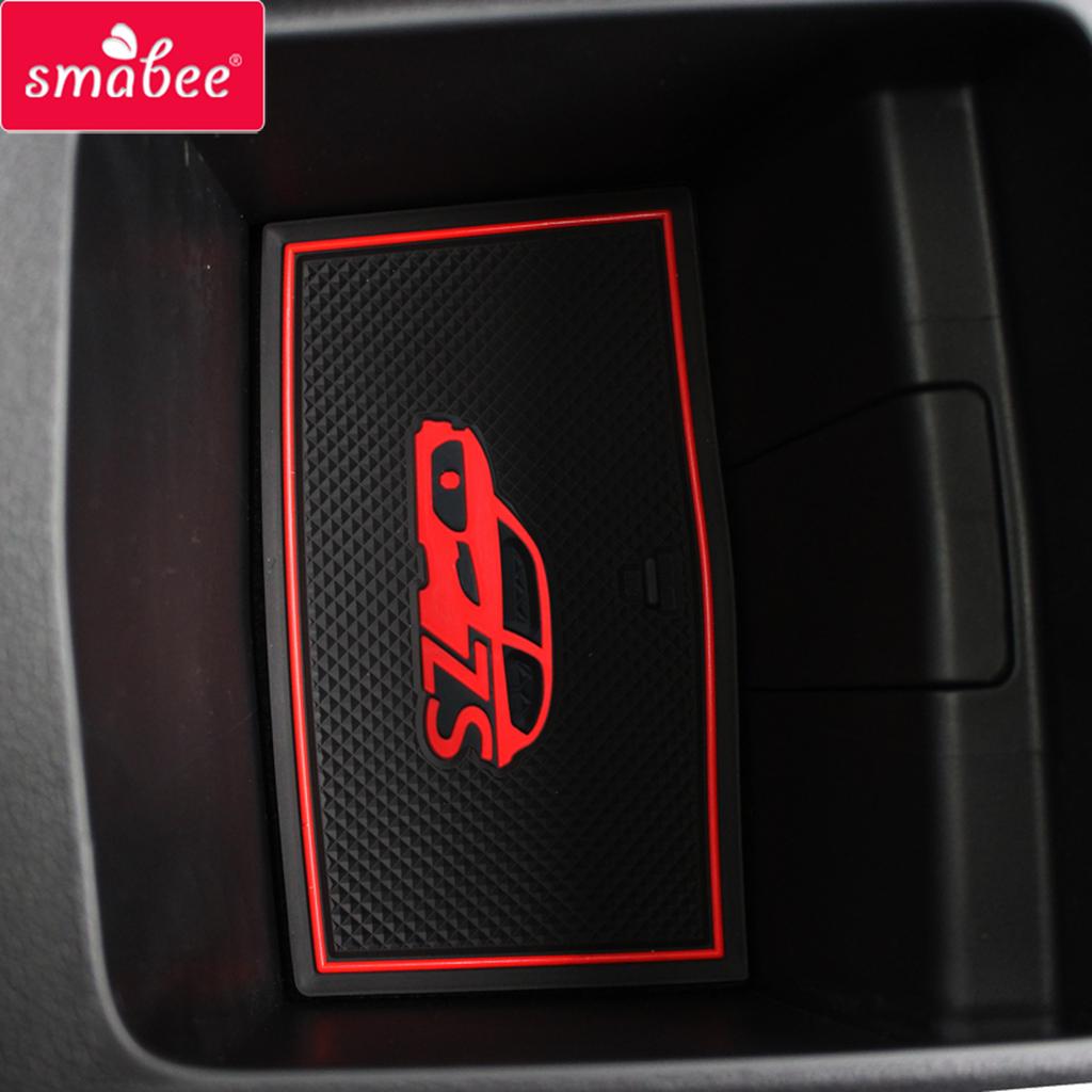 Anti-Slip Gate Slot Cup Mat Fit For MG ZS 2017-2024 Accessories Door Groove Non-Slip Pad Rubber Coaster