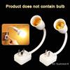 E27 Lamp Base Flexible Bend Wall Light Socket Adapter Plug Switch Lamp Bulb Extension Holder