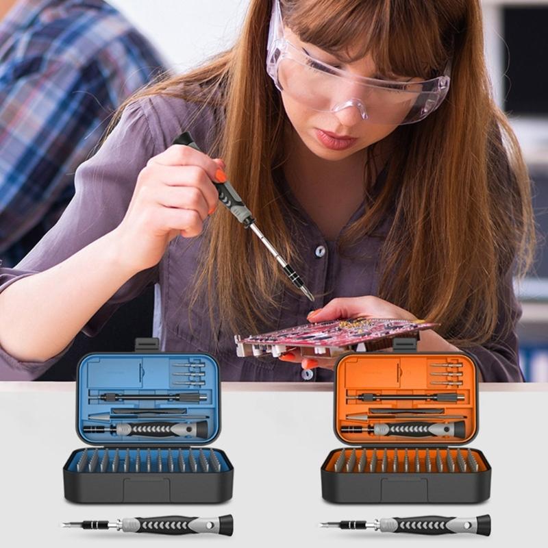 130 in 1 Precision Screwdriver Set Screwdriver Bit Sets Mini Screwdriver Set with Portable for Case DIY Repair Tools Kit