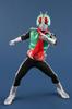 RAH Real Action Heroes 220DX Kamen Rider New 1 Scale ABS Painted Movable Figure No. 1/8 & ATBC-PVC