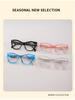 Cat-eye Blue Light Blocking Reading Glasses with Large Irregular Frame