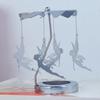 Candle Carousel Topper Rotating Tealight Topper Spinning Carousel Tealight Decoration for Centerpiece Mantel Table Decoration