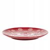 Talerz Avero Obiadowy Czerwony Z Jelonkami 27 Cm Homla
