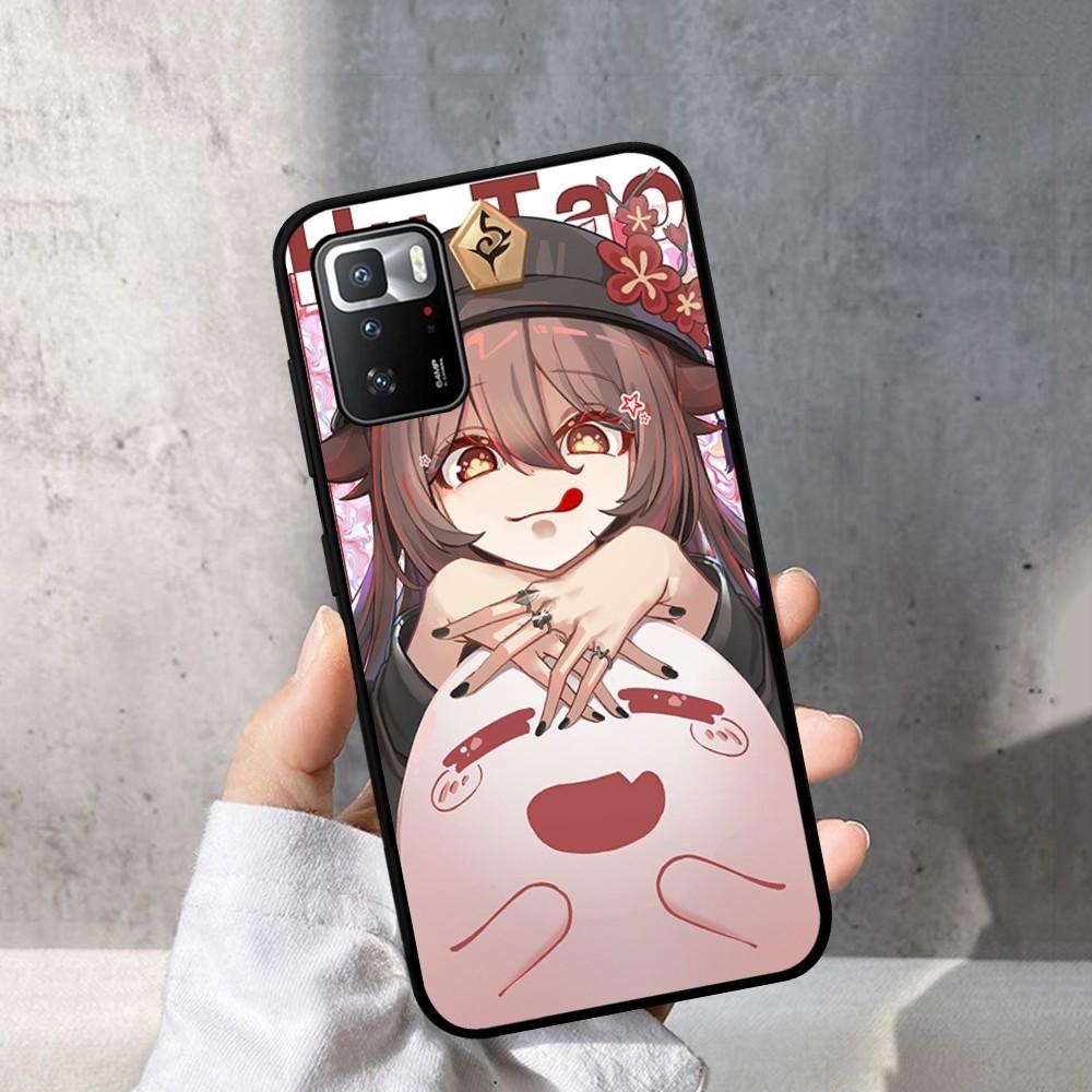 Genshin Impact Hu Tao Phone Case For Redmi Note 4 X 5 A 6 7 8 T 9 9S 10 11 11S 11Epro Poco M3 Pro