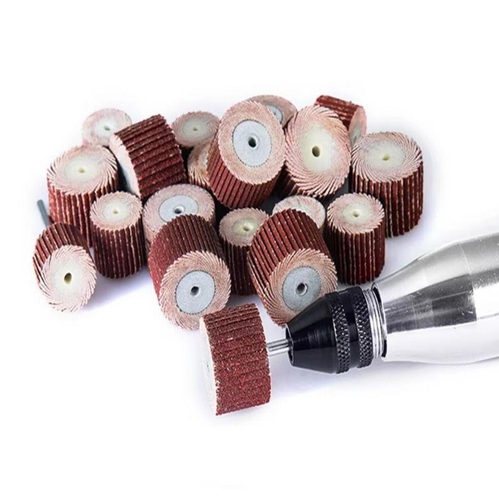 Flap Wheel Multiple Sizes Flap Sanding Wheels Aluminum Oxide Coated Abrasive Cloth Flap Wheels Die Grinder Flap Wheel For Dremel