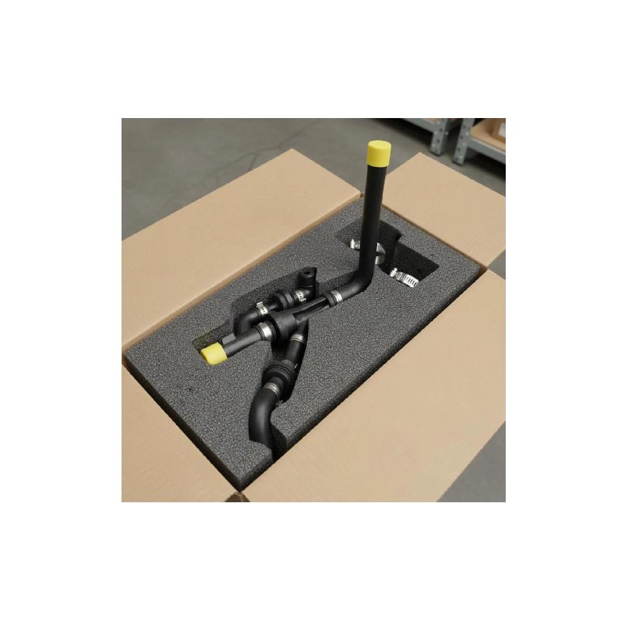 Vacuum 1 Way Valve OEM Fit Crankcase Vent Tube Assembly Engine Breather Hose Set Easy Installation for Auto Repair Shop
