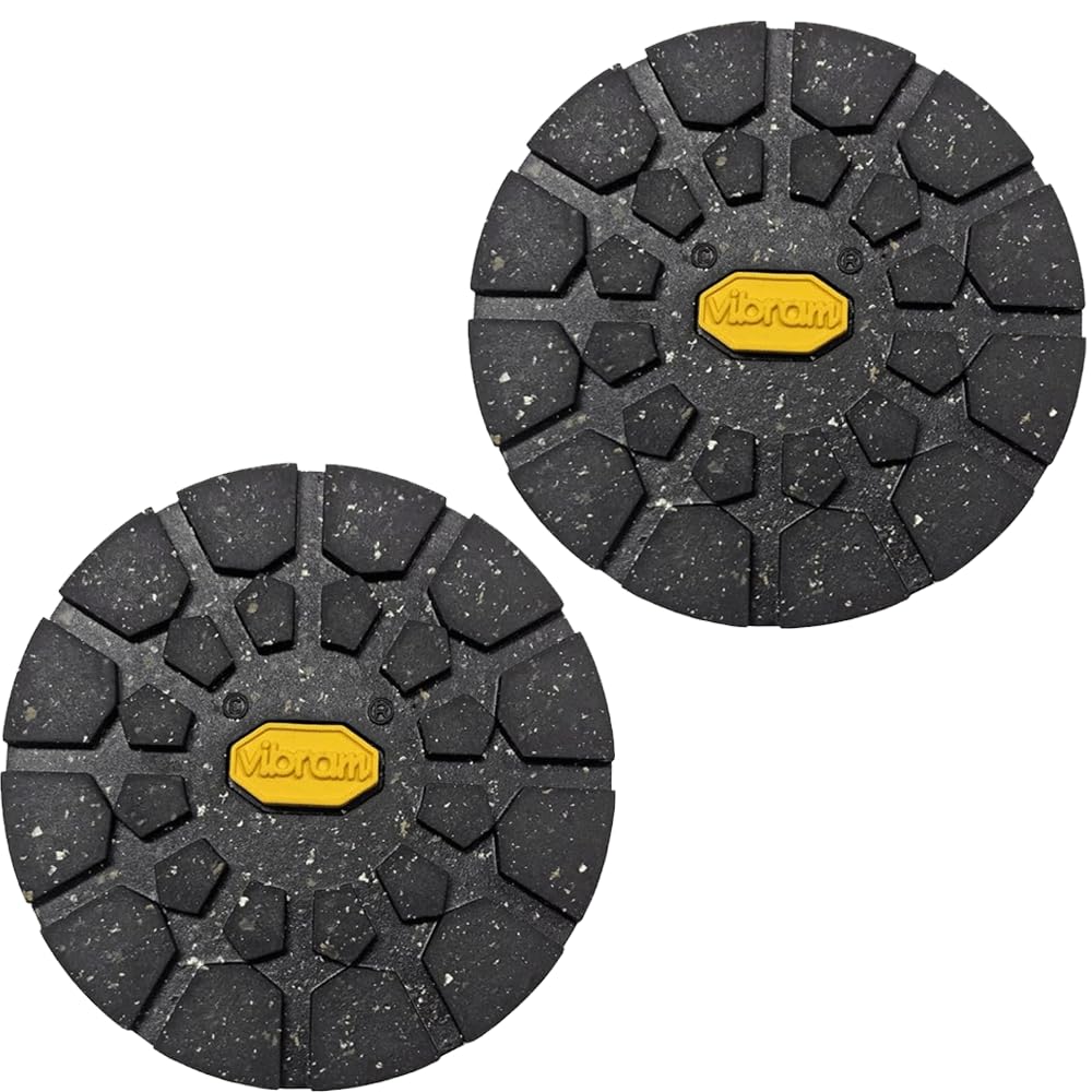 

Vibram Carrarmato Set of 2 Coasters, Black, чёрный