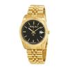 Mathy III Gold Tone Stainless Steel Black Dial Quartz H810PN Men's Watch