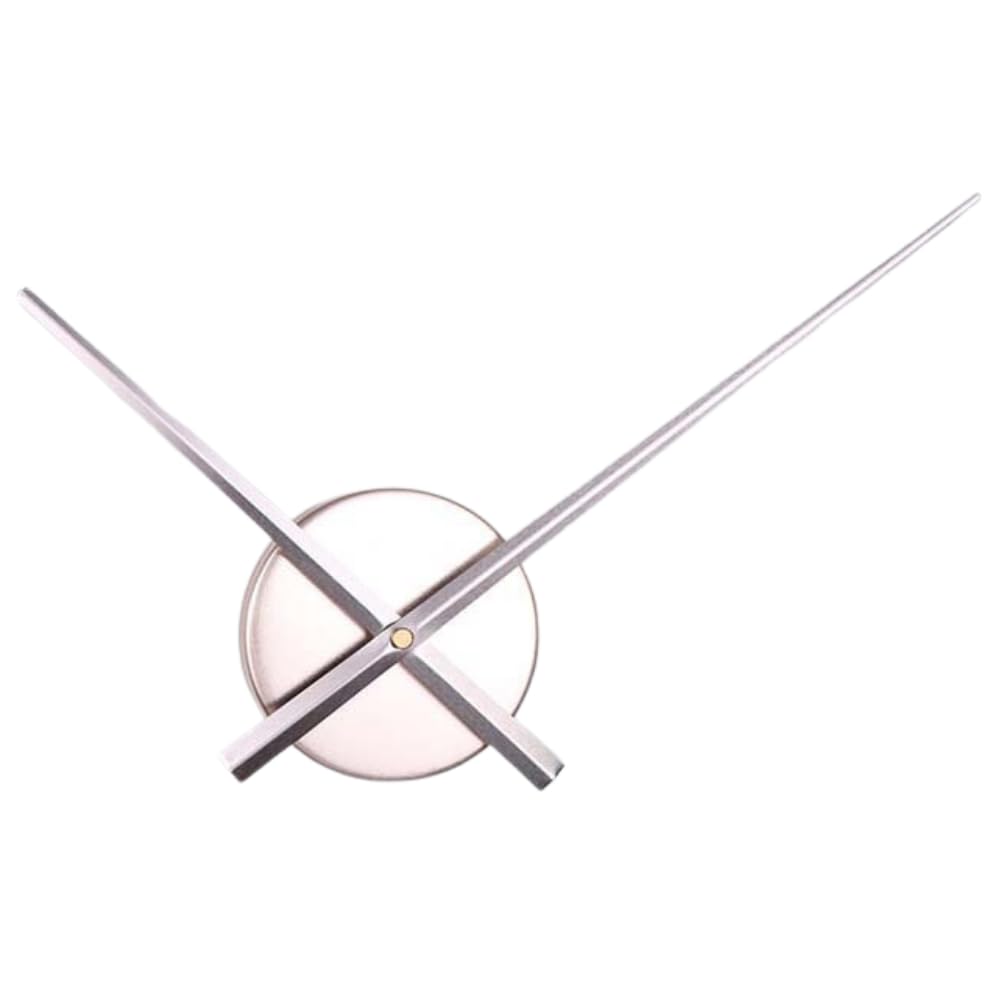 

ideamall Clock Movement Wall Clock Handmade Parts (Silver)