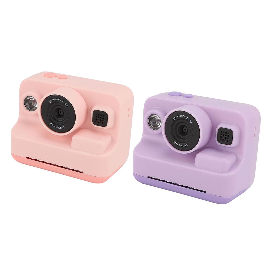 1080P Digital Camera Instant Print 12MP Video Camera with 2.4 Inch Screen 3 Print Paper MP3 Player 5