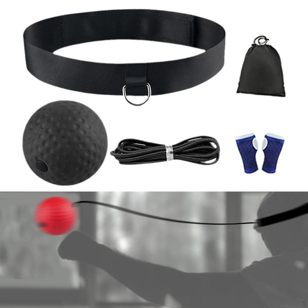 Boxing Ball Headband Punching for Women Men Mma Agility Punch Practice with String