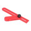 Plastic Angle Measuring Ruler Adjustable DIY Angle Finder Protractor for Woodworking and Home Improvement