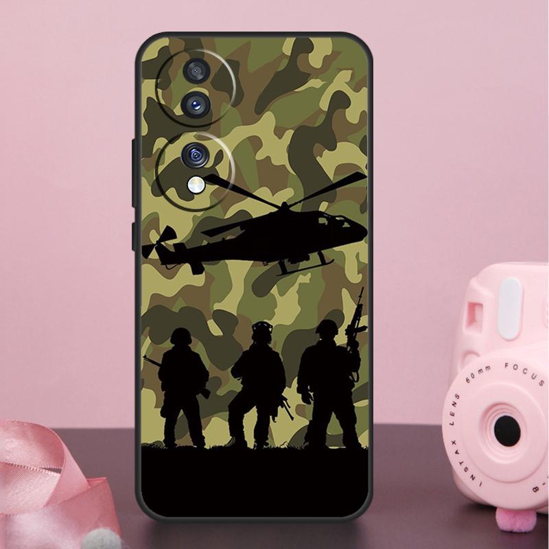 

Камуфляжный Военный Армейский Чехол Для Honor Magic 7 Pro 5 6 8 Pro X9a X9b X9c X9d X8a X8b X8c 50 70 90 200 400 Lite Обложка Honor X8a