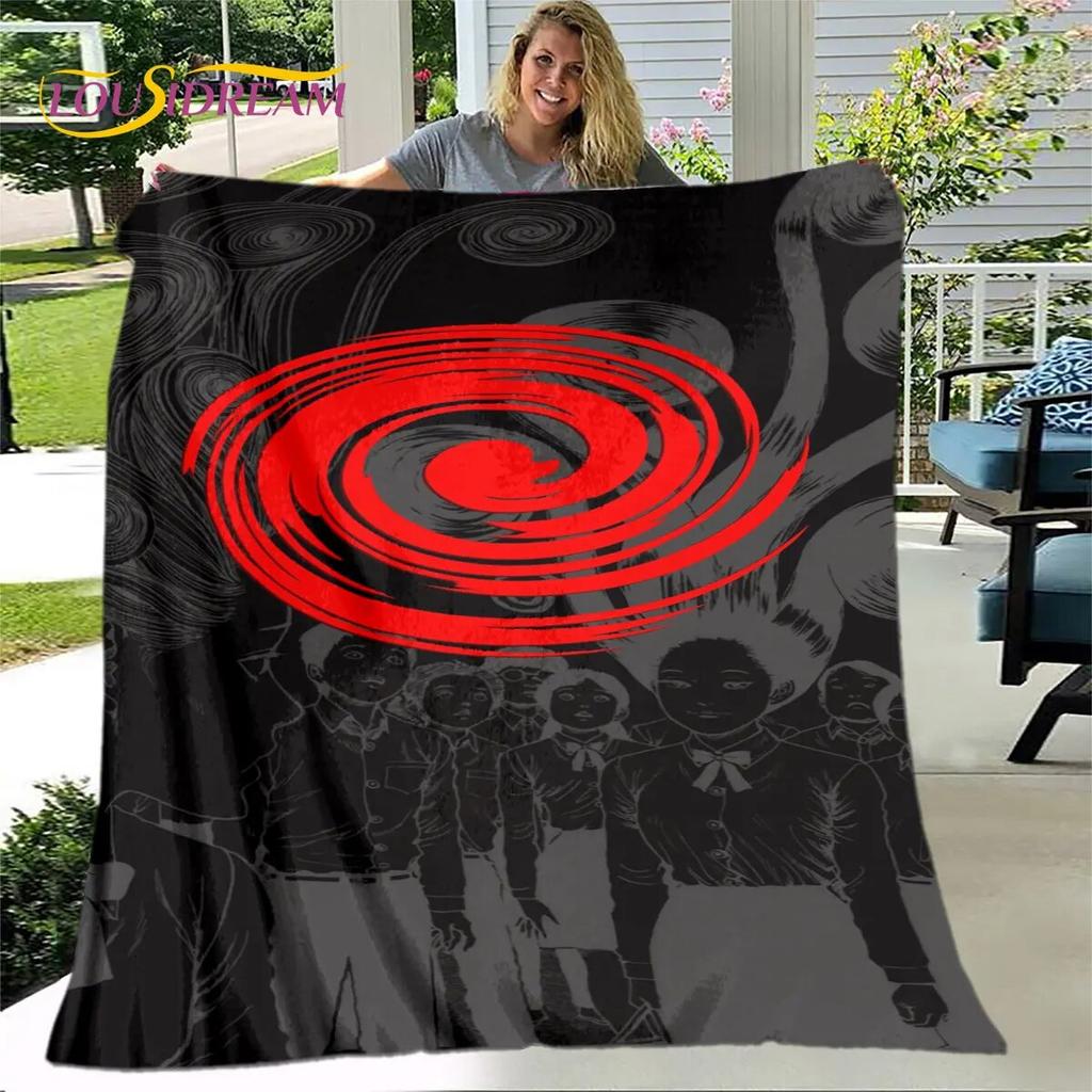 Junji Ito Tomie Kawakami Ghost Soft Plush Blanket,Flannel Blanket Throw Blanket for Living Room Bedroom Bed Sofa Picnic Cover