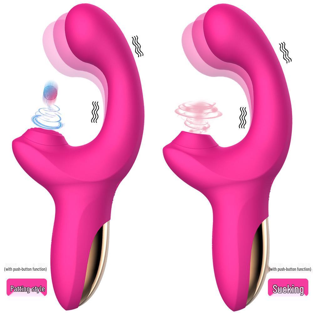 G-Spot Vibrating Massager Stick - Thousand-Person Charm Climax Sucking Erotic Toy for Women