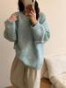 Soft waxy lazy wind sweater women's clothing 1011 autumn and winter new high-end super good-looking loose knitted sweater top